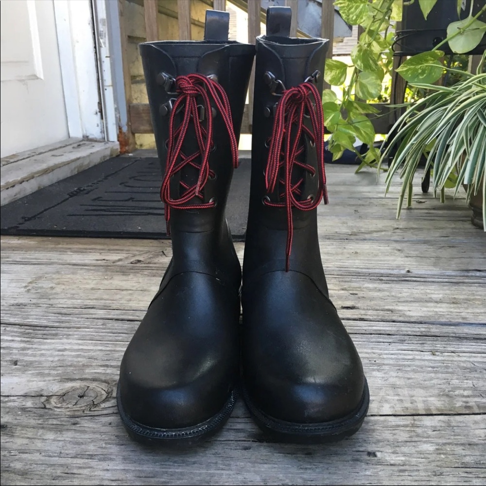 Leather Boots Size 8